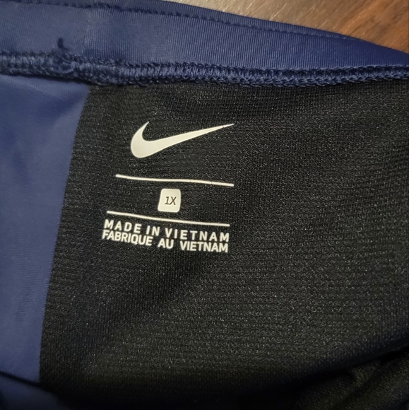 Nike 2 Piece Blue/White Tankini Swim Set - Picture 5 of 6